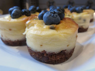Mini Passionfruit Cheesecake